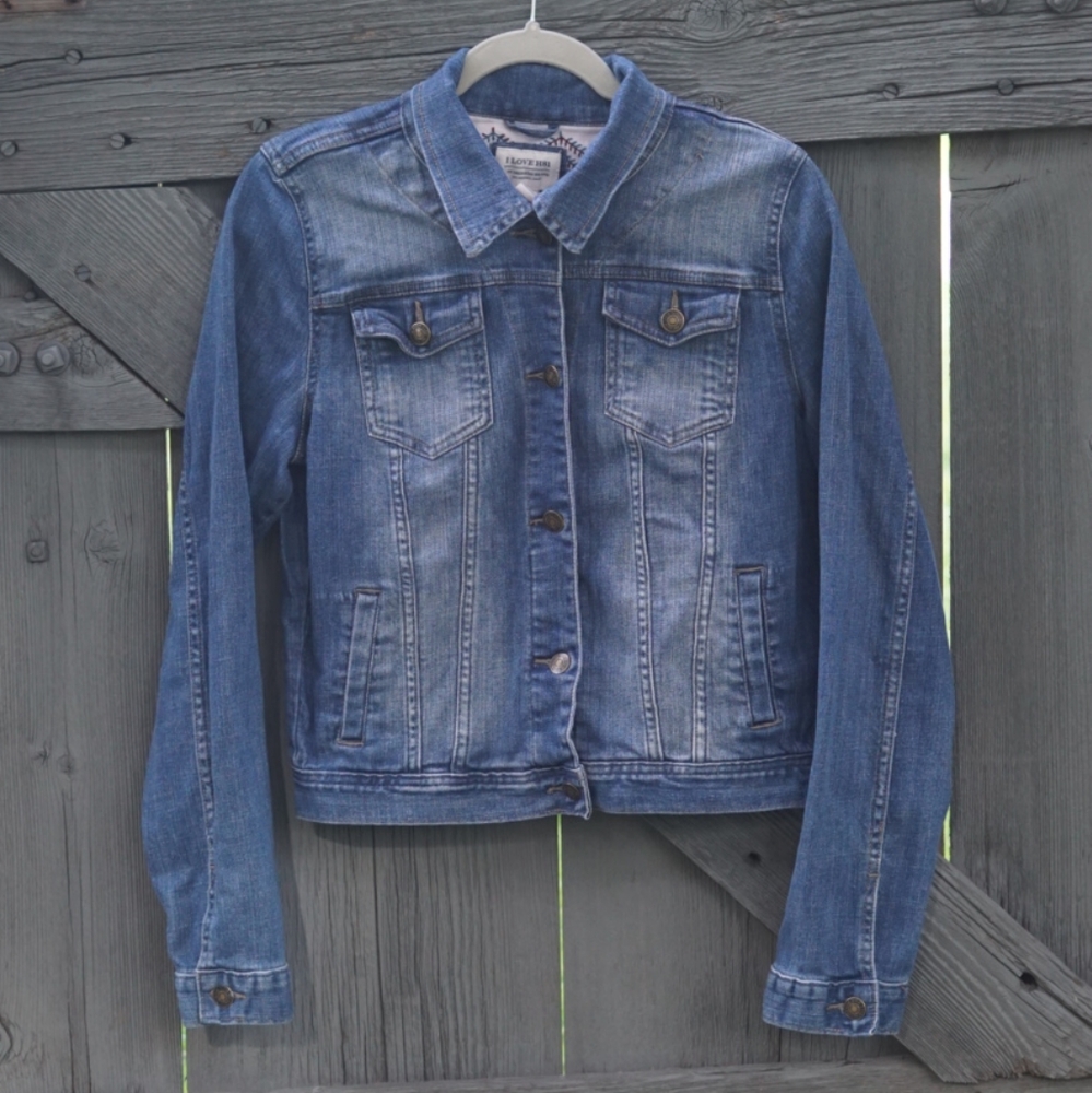 I LOVE H81 Jean Jacket